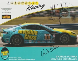 2016 Automatic Racing #99 "2nd Version" Aston Martin signed IMSA CTSC Hero Card - Picture 1 of 1