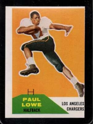 1960 FLEER #76 PAUL LOWE EX (RC) LA CHARGERS *XR31525 - Image 1 of 2