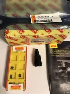 R390-018EH16-07M SCHAFTFRÄSER Austauschkopf + 390R-070204E-PL Wendeplatten 5 Stück MwSt in - Bild 1 von 5