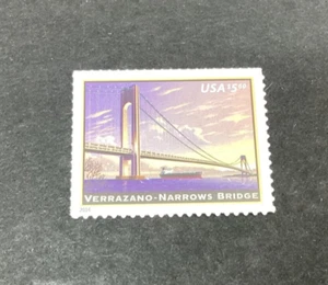 US Priority Mail Stamp #4872 Verrazano-Narrows Bridge Single Stamp $5.60 Mint NH - Picture 1 of 2