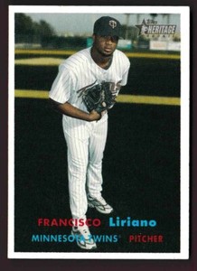 FRANCISCO LIRIANO ROOKIE RC 2006 TOPPS HERITAGE BASEBALL CARD TWINS / PIRATES