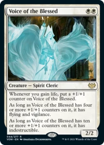 MTG - Voice of the Blessed - Innistrad: Crimson Vow - NM, English Magic FLAT RAT - Picture 1 of 1