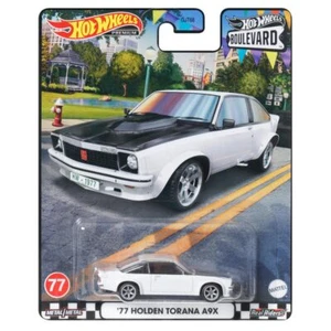 Hot Wheels Premium Boulevard '77 Holden Torana A9X White Real Riders GJT68 New - Picture 1 of 12