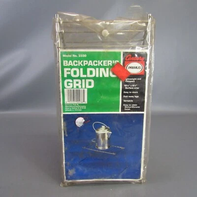 Century Backpacker Rejilla Plegable Ligera Compacta Parrilla de Campamento 12.5"x6.5" Foto 1 de 4