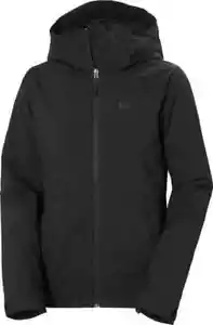 Chaqueta de esquí aislante alpino Helly Hansen negra impermeable para mujer talla M - Imagen 1 de 18