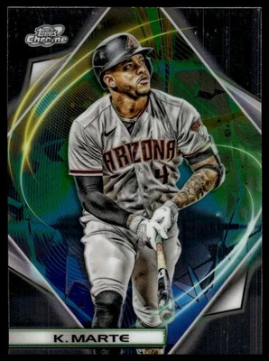 2022 Topps Chrome Cosmic Ketel Marte #68 - Image 1 of 2