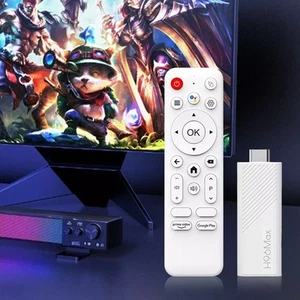 Android 14.0 TV Stick 4K Android TV Stick Allwinner H313 Quad Core mit Fernbedie - Picture 1 of 16