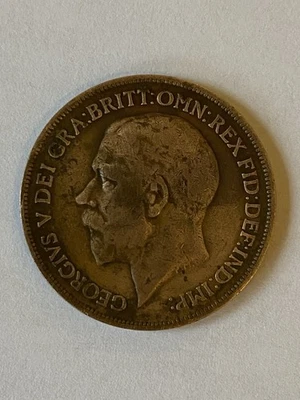 1918 King George V One Penny Coin - Image 1 of 3