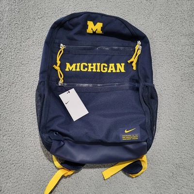Mochila de Viaje Nike Emitida por el Equipo Michigan Wolverines Bolso Fútbol Elite Nueva Foto 1 de 3