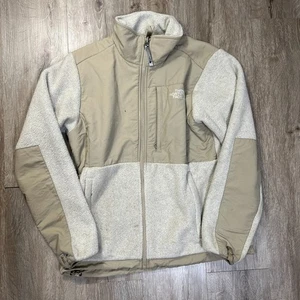 Chaqueta The North Face Denali Mujer Mediana Marrón Cremallera Completa Abrigo Polar Otoño - Imagen 1 de 8