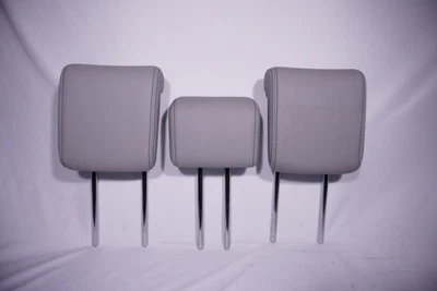 Juego de reposacabezas trasero de cuero gris tercera fila Toyota Highlander 2014-2018 Foto 1 de 4