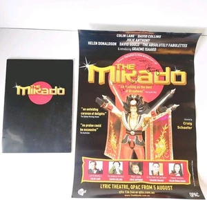 The Mikado 2008 Theatre Souvenir Program + Autographed Poster | Colin Lane - Picture 1 of 14