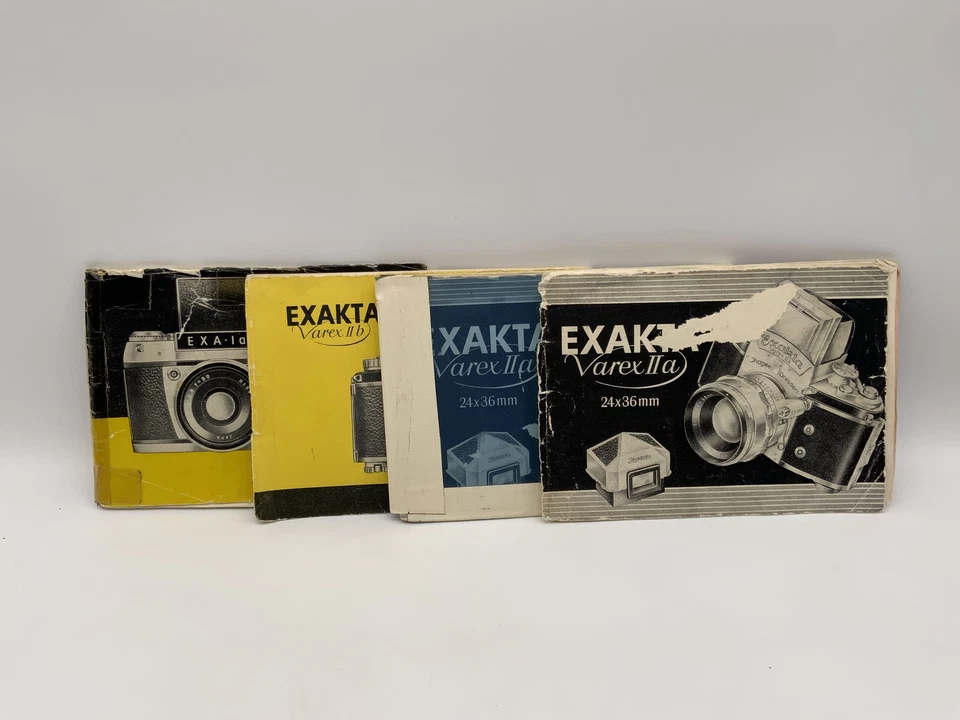 Exakta Varex II À IIb Et Exa 1A Manuels Fortement Usagés Allemand - Bild 1 von 1