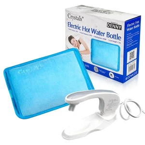 Botella de agua caliente eléctrica recargable cama calentador de mano almohadilla térmica masaje - azul - Imagen 1 de 9
