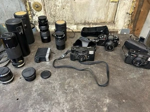 Camera Lot Untested Konica Vivitar Tamron - Picture 1 of 17