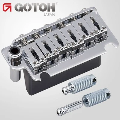 NEW Gotoh 510T-FE1 Non-locking 2 Point Tremolo Bridge w/ Hardware - CHROME - Image 1 of 4