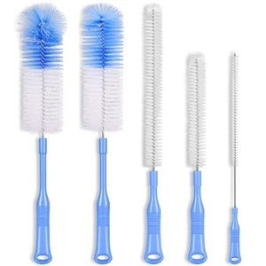 Bottle Brush Cleaner 5 Pack - Long Handle Water Bottle and Straw Cleaning Bru... - Picture 1 of 9