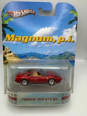 HOT WHEELS RETRO ENTERTAINMENT MAGNUM P.I. FERRARI 308 GTS QV - Image 1 of 3