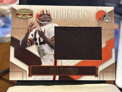 2008 Gridiron Gear Performers Jersey Jumbo Swatch #35 Paul Warfield /50 - Image 1 of 3