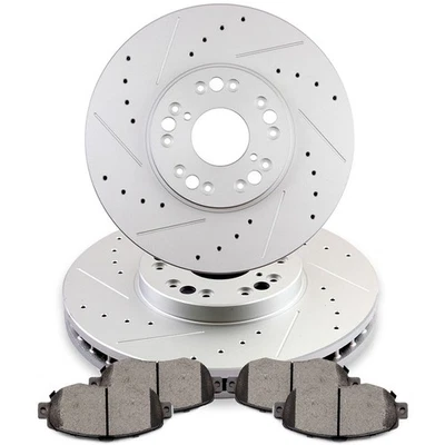 Drilled Front Brake Pads And Rotors For Lexus GS300 GS400 GS430 IS300 296mm - Image 1 of 4