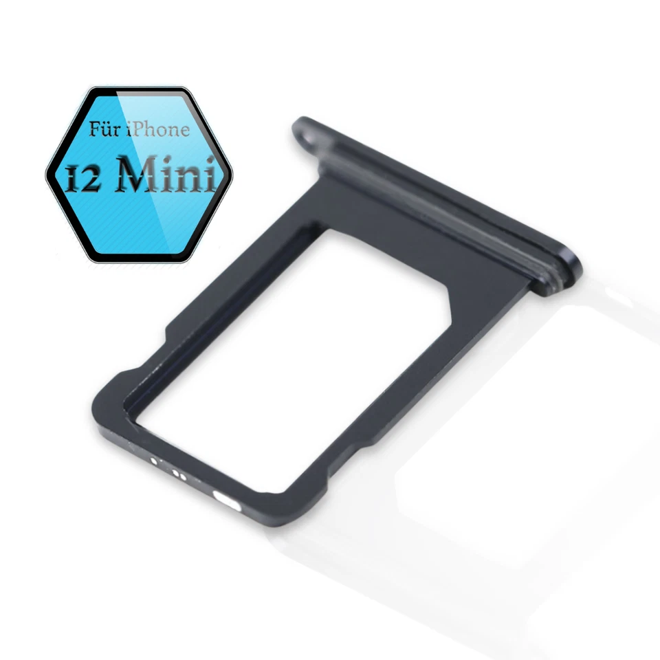 REPLACIFY Sim Tray für Apple iPhone 12 Mini Karten Halter Fach Slot Adapter