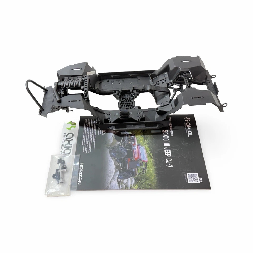 New Axial SCX10 lll Jeep CJ-7 Complete Stock 1/10 Crawler Chassis Frame - Image 1 of 4