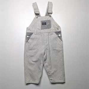 Vintage Oshkosh Bgosh Latzhose Größe 2T grau Denim lang - Bild 1 von 8