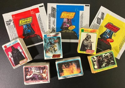 Complete 1980 Topps EMPIRE STRIKES BACK Series 1, 2, 3  Sets w Wrappers EX to NM - Image 1 of 4