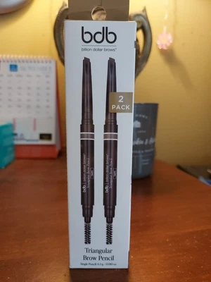 BDB Billion Dollar Brows Triangular Brow Pencil in Taupe 2 Pack New in Box - Image 1 of 3