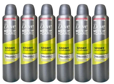 6 PK Dove Men+Care Sport Active + Fresh 8.5 FL OZ (250ML) - Image 1 of 4