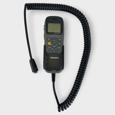 Raymarine RAY240 E42001 Marine VHF Handset - Tested - NEW CABLE - image 1 of 4