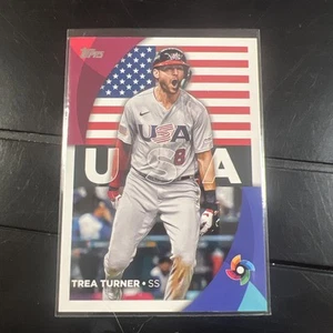 2023 Topps #WBC-12 Trea Turner 2023 World Baseball Classic Stars - Picture 1 of 2