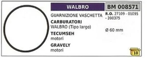 Junta De Carburador WALBRO Tipo Ancho Motor TECUMSEH - GRAVELY - Imagen 1 de 1