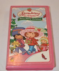 Strawberry Shortcake - Berry, Merry Christmas 45 minute music video (VHS, 2003) - Picture 1 of 4