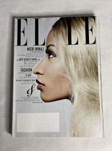 2013 April ELLE Magazine, Nicki Minaj Unzipped! No Wig No Costume (MH565) - Picture 1 of 3