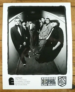 VOODOO GLOWSKULLS - Vintage Band Press Photo Glossy B&W 8x10 -3c - Picture 1 of 1