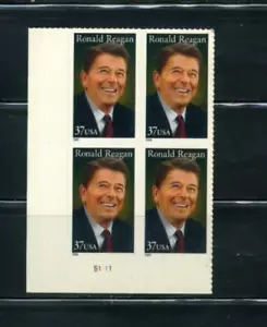 Scott#3897 Ronald Regan P#B4 , Scott Value $3.00 TEN185 - Picture 1 of 1