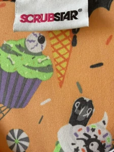 Scrubstar Halloween Treats Scrub Top Size 4 XL ? - Picture 1 of 1