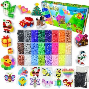 Fuse Beads Kit - 6359 PCS Iron Beads Set 5mm Beads Art Crafts Set for Kids Ag... - Picture 1 of 7
