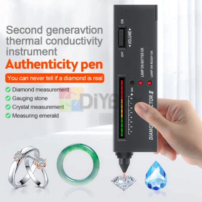 Gold Silver Diamond Tester Selector Gemstone Testing Set Digital Electronic Tool - Image 1 of 4