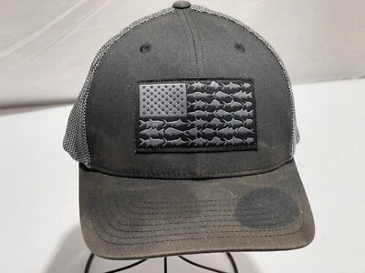 MENS HAT COLUMBIA PFG FISHING HAT GRAY BLACK SIZE L/XL - Image 1 of 4