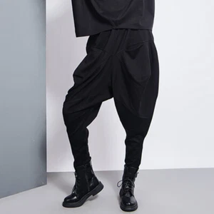 Ladies Baggy Harem Pants Stretch Tapered Trousers Horse Riding Breeches Fashion - Picture 1 of 14