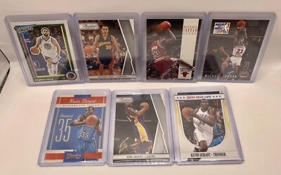 🔥Los mejores jugadores de la NBA🔥 - Lote de 7 cartas - Jordan, Curry, Bryant, Durant Foto 1 de 4