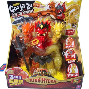 Heroes of Goo Jit Zu Stretch Strikers KING HYDRA Lava Fury figure dragon - Picture 1 of 9