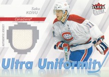 2007-08 Fleer Ultra Hockey Uniformity JERSEY Saku Koivu