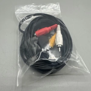 Sony Playstation 2 OEM 8ft AV Audio Video Cable Connector Cord PS1 PS2 PS3-CLEAN - Picture 1 of 3