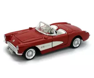 1957 Chevrolet Corvette SUNNYSIDE LTD / SUPERIOR pressofuso scala 1:24 rosso - Foto 1 di 3
