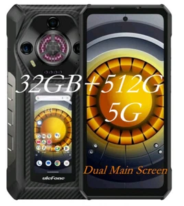 Ulefone Armor 30 Pro 6.95" 5G Rugged Phone 32GB+512G 64MP Night Vision 3.4" Rear - Zdjęcie 1 z 17