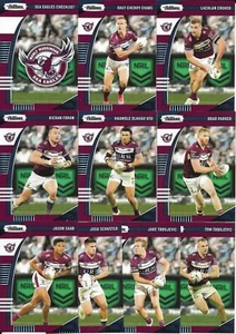 2022 Nrl Traders Base Team Set (10 Cards) - SEA EAGLES - Picture 1 of 3