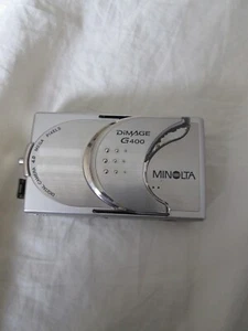 Minolta Digital Camera Dimage G400 4.0MP Silver Tested w/Battery (NO CHARGER) - Picture 1 of 9